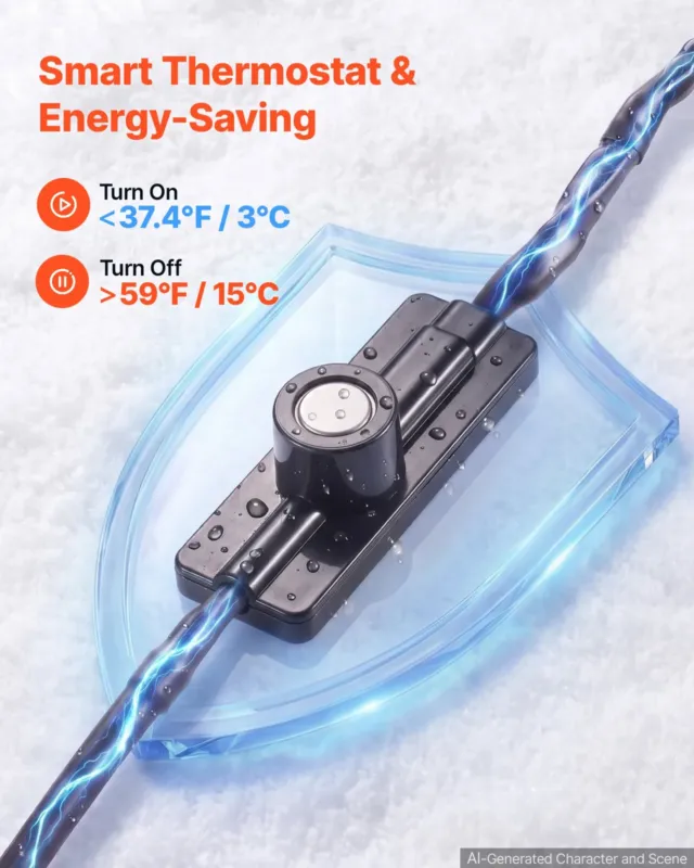 30,5 m soojendusega veevoolik matkaautodele temperatuuril -43 ℃