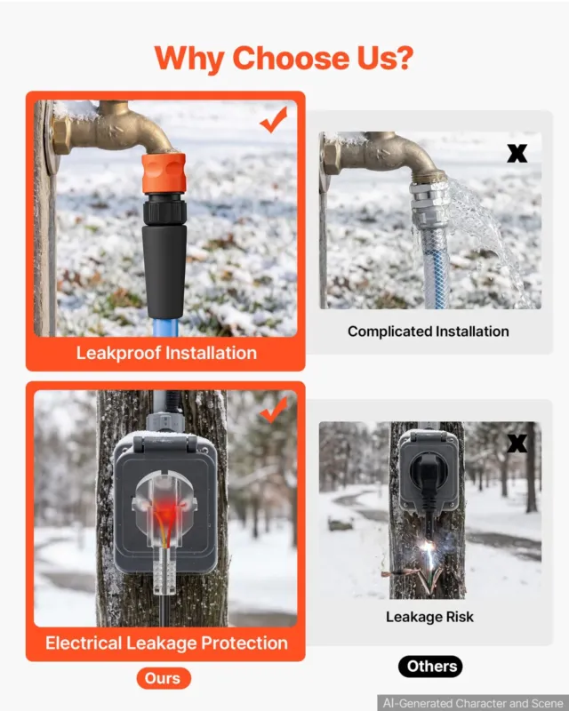 30,5 m soojendusega veevoolik matkaautodele temperatuuril -43 ℃