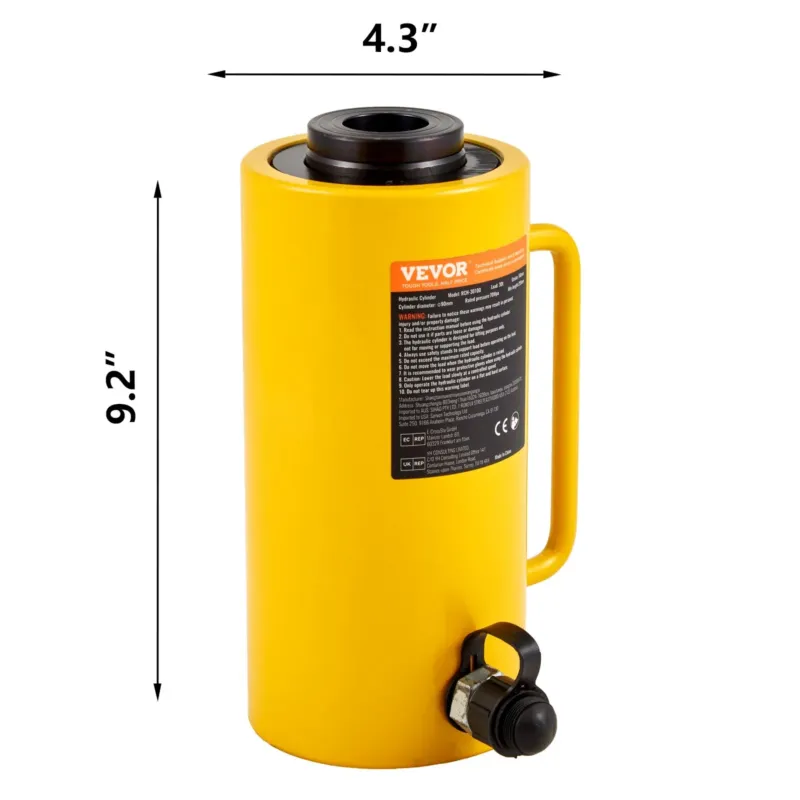 30 tonni 10,2 cm käiguga õõnes hüdrauliline silindertungraud 29937,1