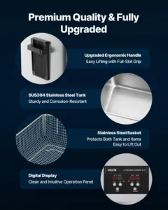 30L Ultrasonic Cleaner, 30 L, 480 W — pilt 5