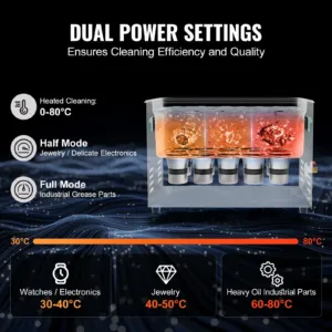 30L Sonic Cleaner, 30 L, 600 W — pilt 4