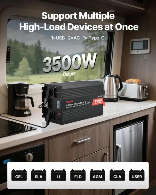 3500W võimsusmuundur