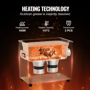 3L ultraheli puhasti küttekeha taimeri ja korviga, 3 L, 120 W — pilt 3