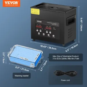 3L Ultra Sonic Cleaner, 3 L, 120 W — pilt 7