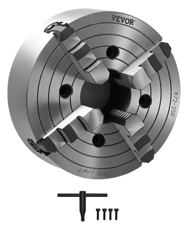 4-lõuaga treipingi padrun, 250 mm, 25,4 cm