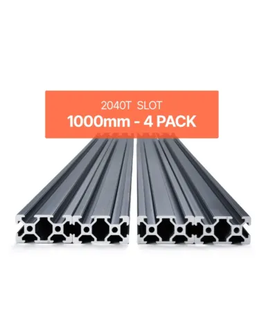 4 tk 1000 mm T-piluga 2040 alumiiniumist ekstrusioonprofiil