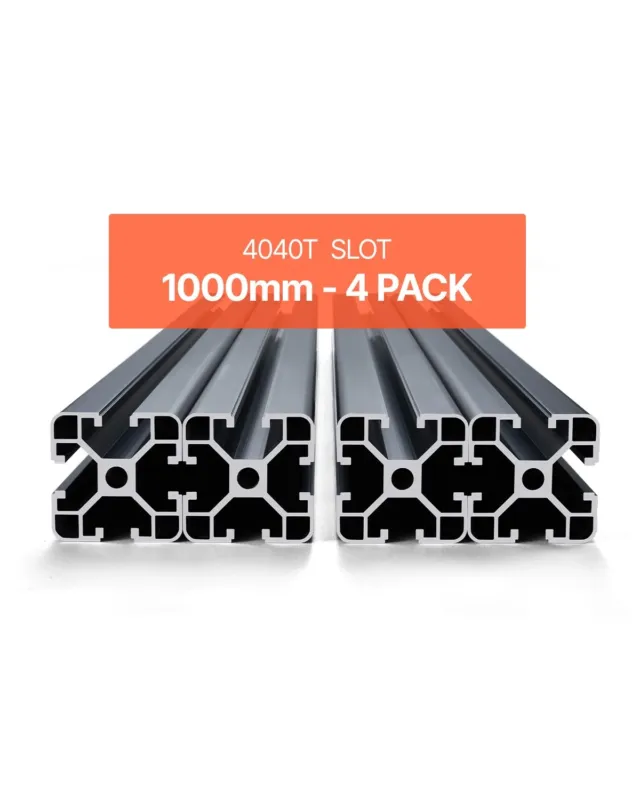 4 tk 1000 mm T-piluga 4040 alumiiniumist ekstrusioonprofiil