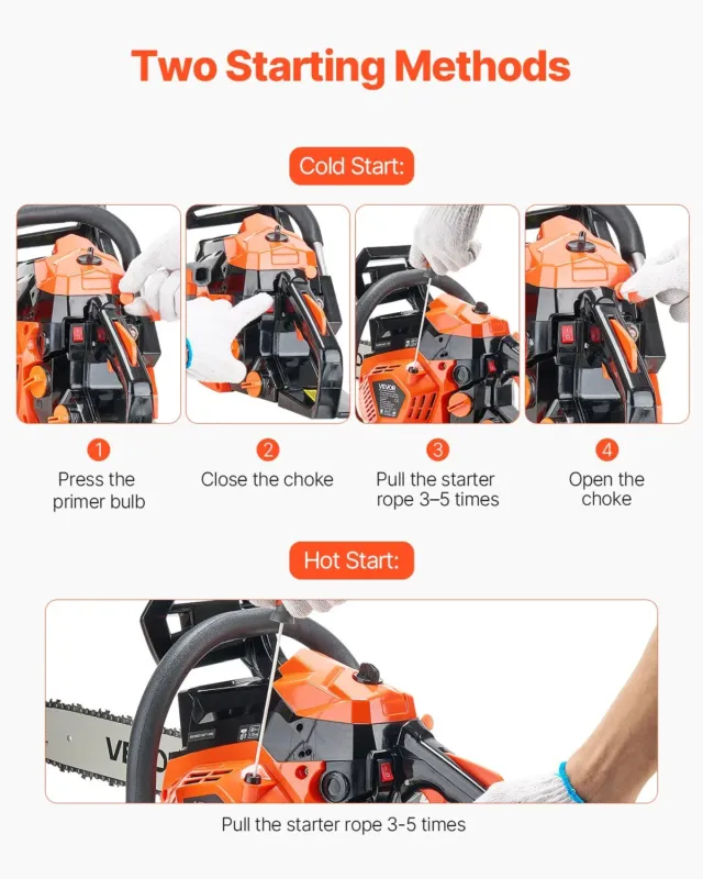 40 cm3 bensiinimootoriga kettsaag, 35,6 cm, 1,3 kW