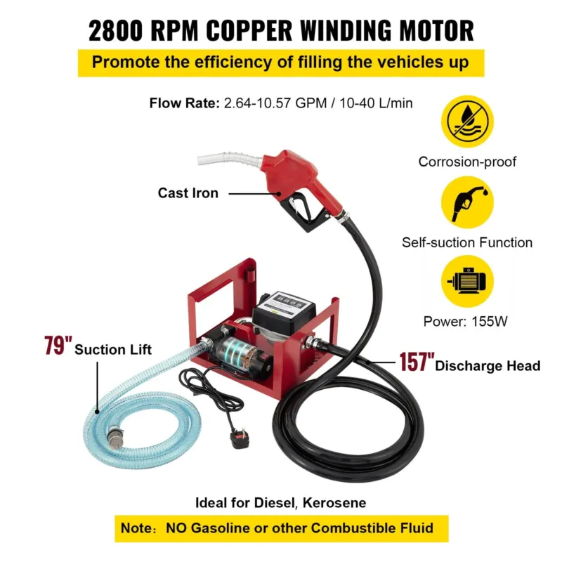 40 L diiselpump