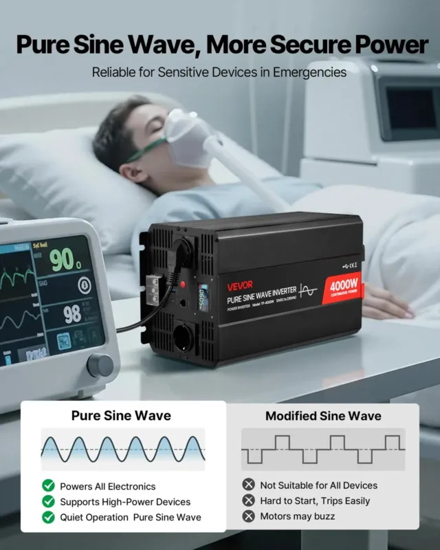 4000W võimsusmuundur