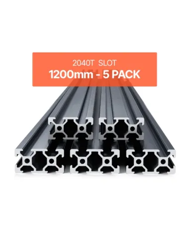 5 tk 1200 mm T-piluga 2040 alumiiniumist ekstrusioonprofiil