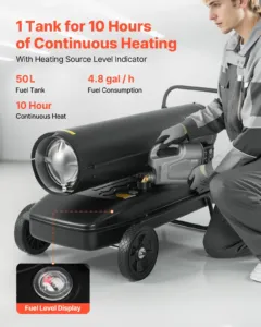 50kW Forced Air Kerosene Diesel Heater — pilt 4