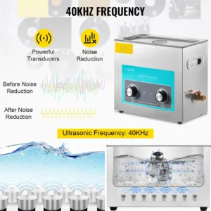 6.5L ultraheli puhastusvahend ehete puhastusvahend küttekeha taimeriga ehete, 6,5 L — pilt 3