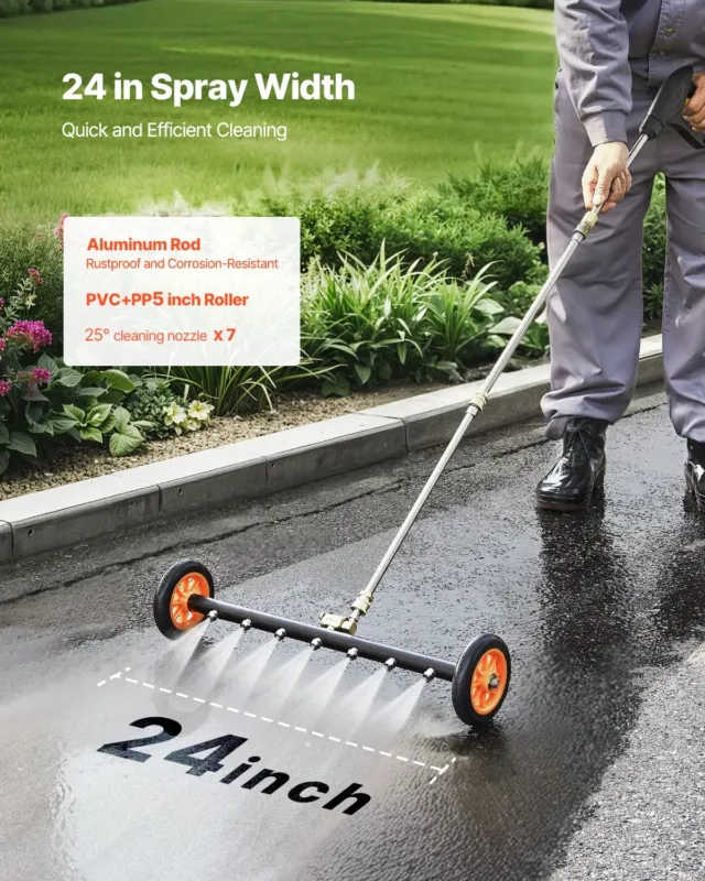 61,0 cm survepesur alusvankri puhasti