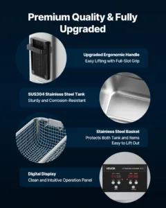 6L Ultrasonic Cleaner, 6 L, 120 W — pilt 5