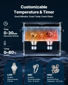 6L Ultrasonic Cleaner, 6 L, 120 W — pilt 6