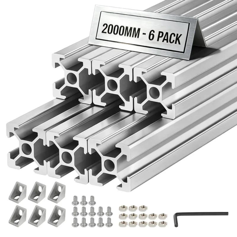 6PCS 2020 alumiiniumist ekstrusioonprofiil