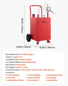 75,7L kütuse- ja bensiinikanister — pilt 7