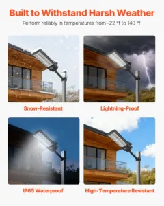 8000W päikeseenergial töötav tänavavalgusti õue — pilt 6