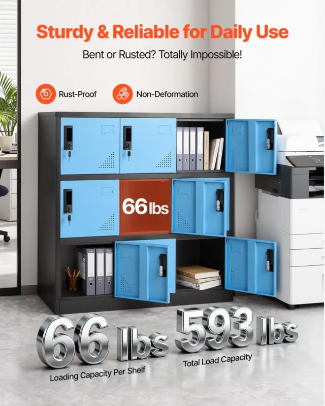 9 uksega metallkapp, 29,9 kg