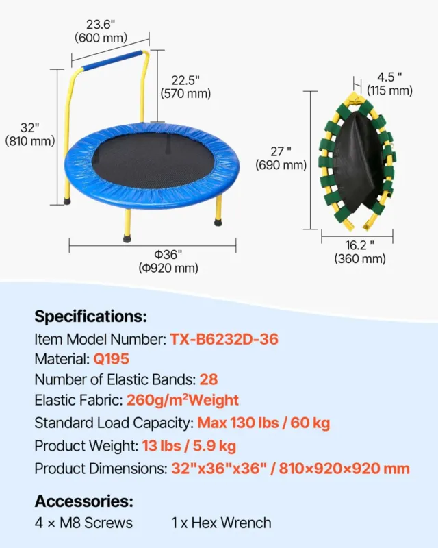 91,4 cm batuut lastele