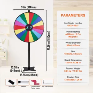 91,4 cm pöörlev auhinnaratas — pilt 7