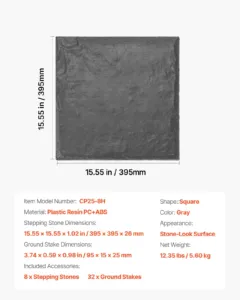 Aia astmekivid, 8 tk, 39,5 x 39,5 cm — pilt 7