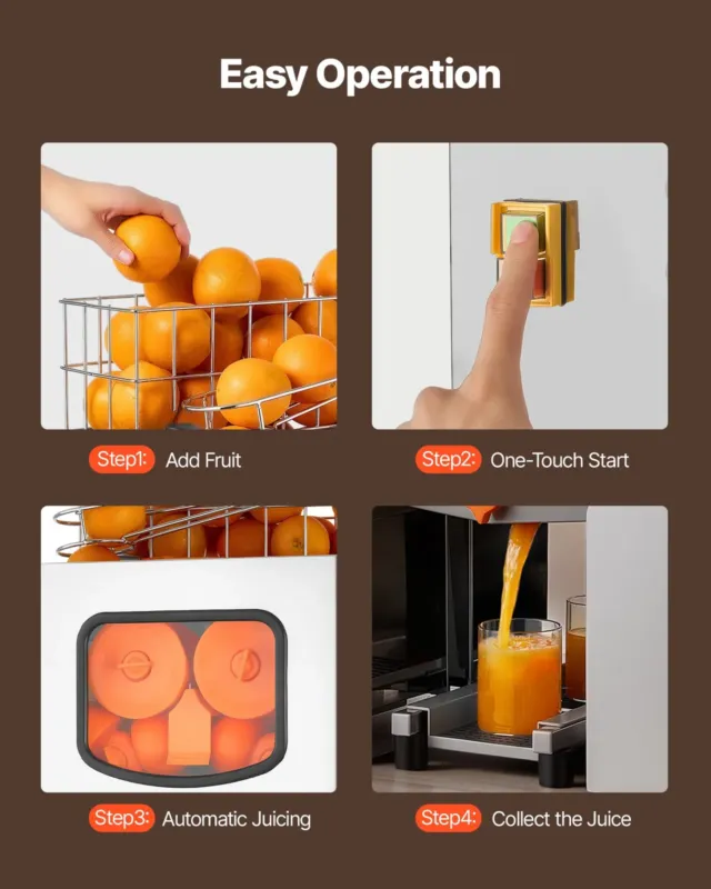 Apelsinipress 120 W, roostevabast terasest kate