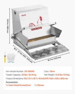 Automaatne kanade söötja, 18,14 kg, 500 g — pilt 7