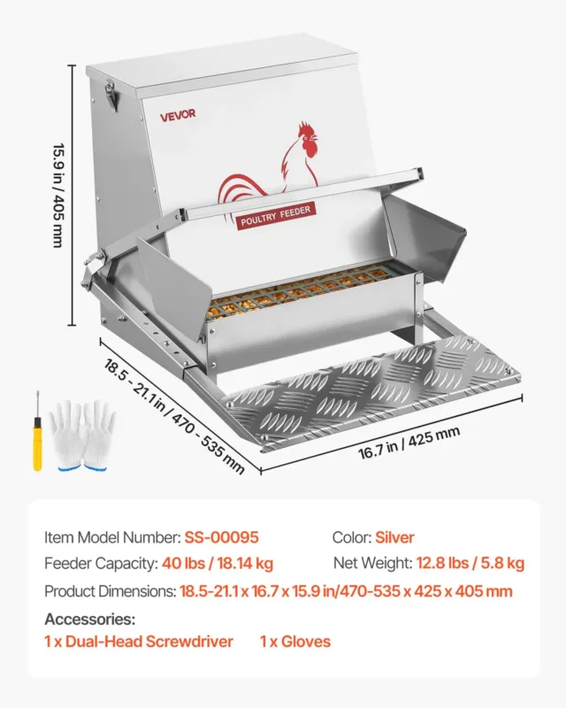 Automaatne kanade söötja, 18,14 kg, 500 g