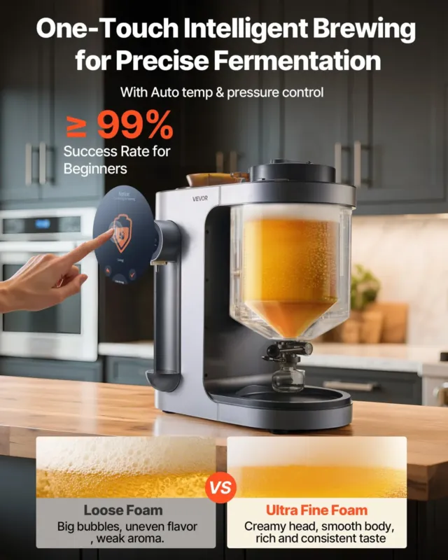 Automaatne õllepruulimismasin 1500 W, 13 L