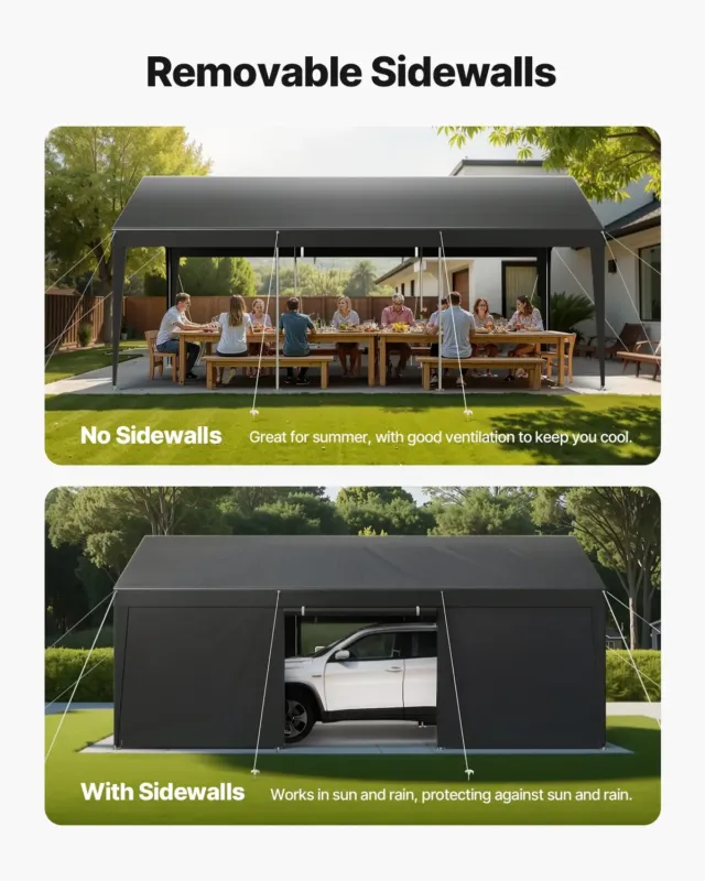 Autovarjualune, 3,05 x 6,1 m, 10X20 ft