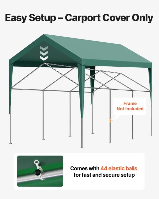 Autovarjualuse asendusvarikatus, 3 x 6 m, 210 g