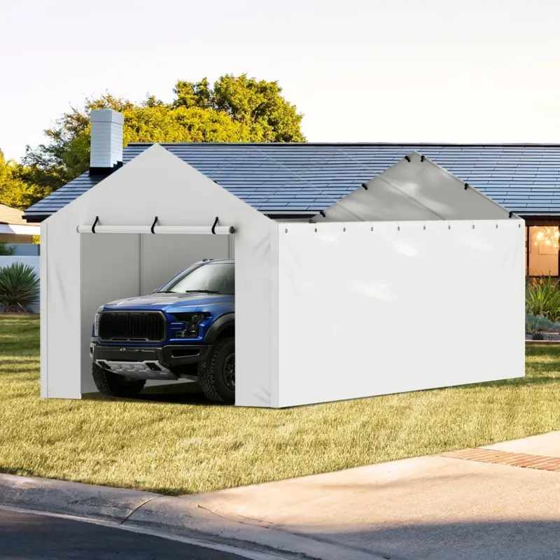 Autovarjualuse vahetusvarikatuse külgsein 3,05 x 6,1 m