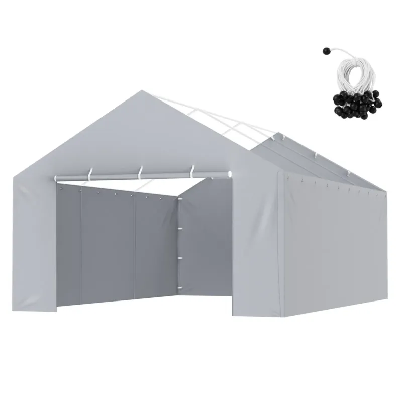 Autovarjualuse vahetusvarikatuse külgsein 3,96 x 6,1 m