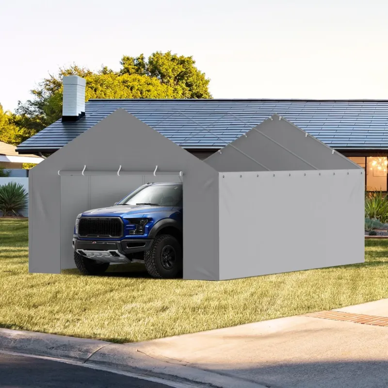 Autovarjualuse vahetusvarikatuse külgsein 3,96 x 6,1 m