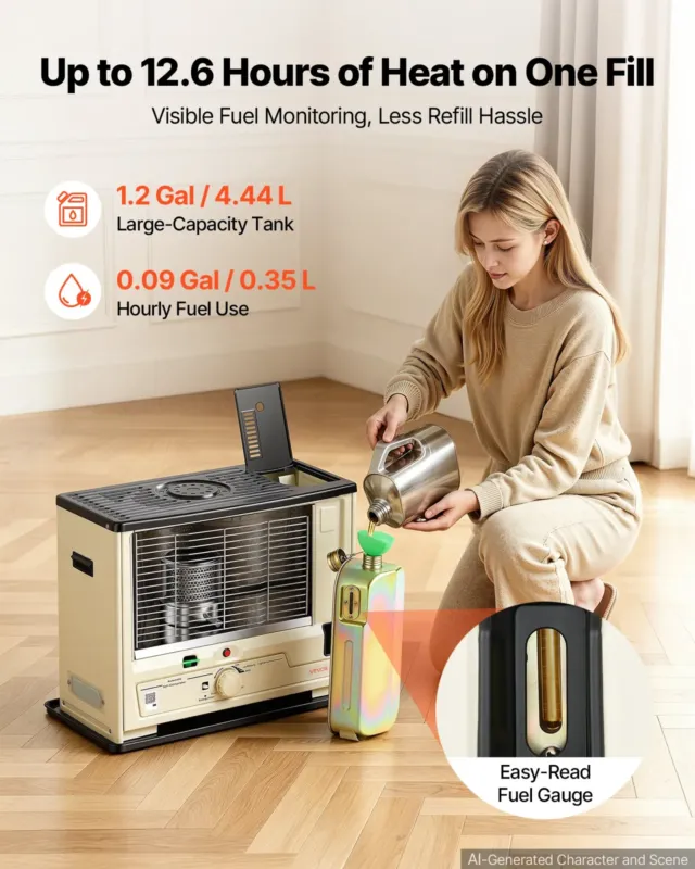 Cordless Radiant Kerosene Heater
