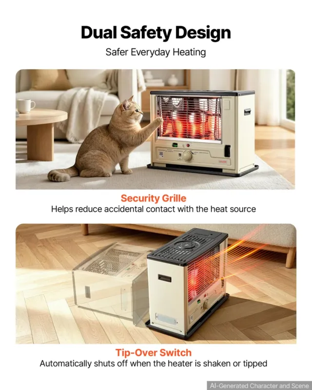 Cordless Radiant Kerosene Heater
