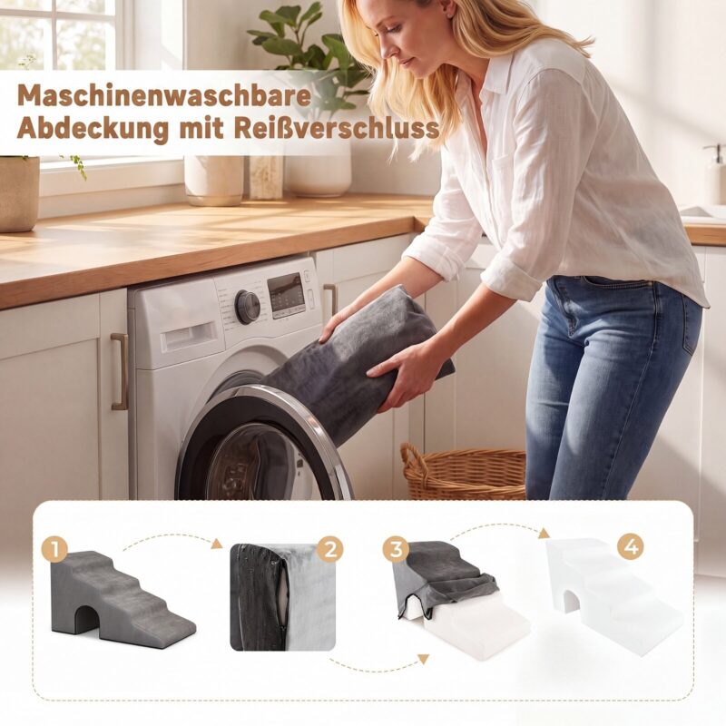 Lemmikloomatrepp koerale, 4 astet, 43 cm, pestav kate, hall
