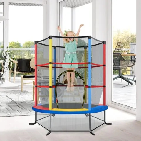 Laste batuut turvavõrguga, Ø 140 cm, alates 3 a