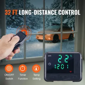 Diesel Air Heater All-in-one 12V 5-8KW Bluetooth App LCD for Car RV — pilt 3