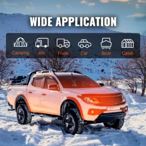 Diesel Air Heater All-in-one 12V 5-8KW Bluetooth App LCD for Car RV — pilt 6