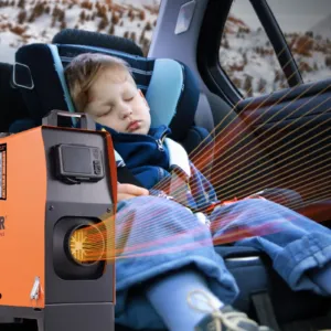 Diesel Air Heater All-in-one 12V 5-8KW Bluetooth App LCD for Car RV — pilt 8