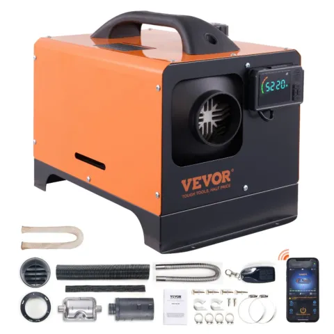 Diesel Air Heater All-in-one 12V 5-8KW Bluetooth App LCD for Car RV Air Heating Air