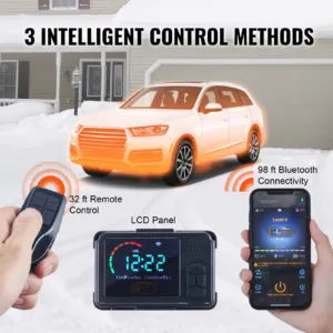 Diesel Air Heater All-in-one 12V 5-8KW Bluetooth App LCD for Car RV Air Heating Air — pilt 3