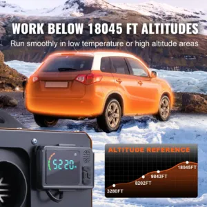 Diesel Air Heater All-in-one 12V 5-8KW Bluetooth App LCD for Car RV Air Heating Air — pilt 4