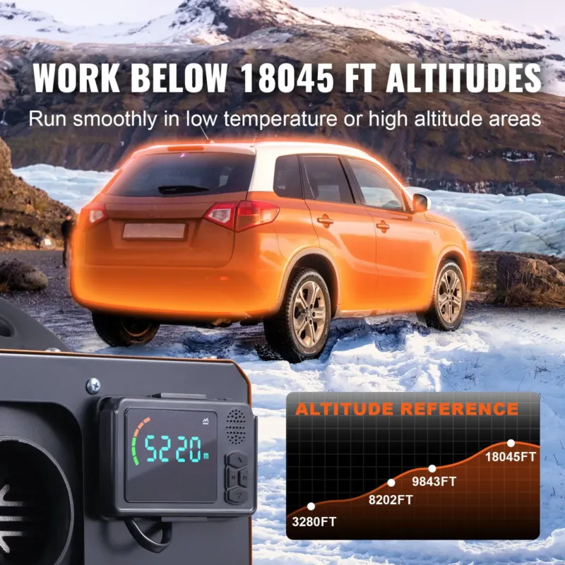 Diesel Air Heater All-in-one 12V 5-8KW Bluetooth App LCD for Car RV Air Heating Air