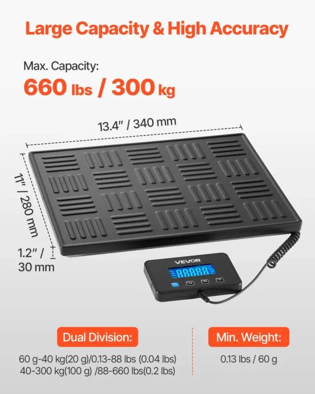 Digitaalne postikaal, 20 g, 300 kg