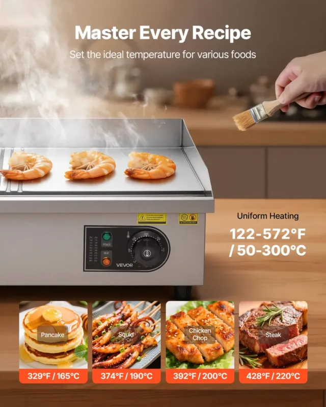 Elektriline grillplaat 535 x 300 mm, 3200 W