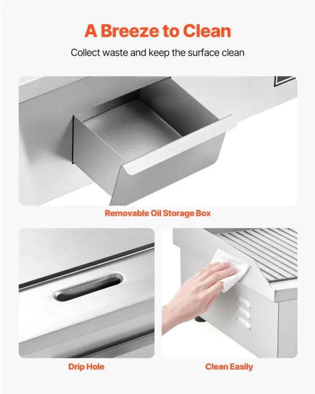 Elektriline grillplaat 72,5 x 40,0 cm, 4400 W